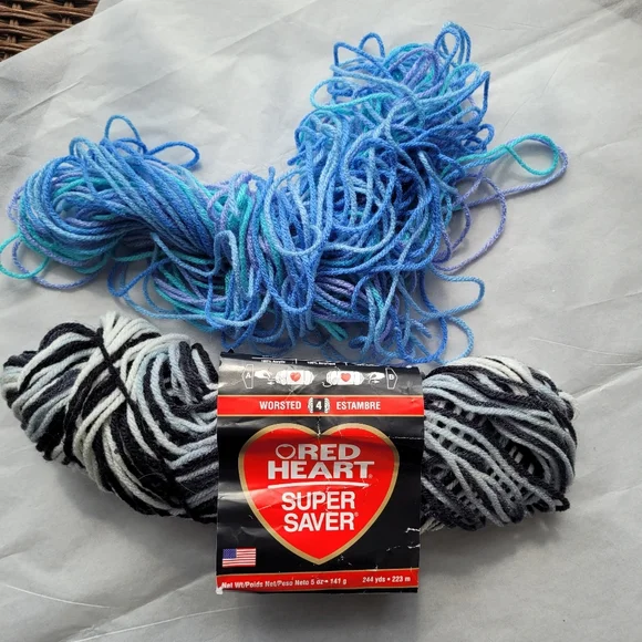 SOLD Red Heart Leftover Yarn Bundle - Picture 1 of 5